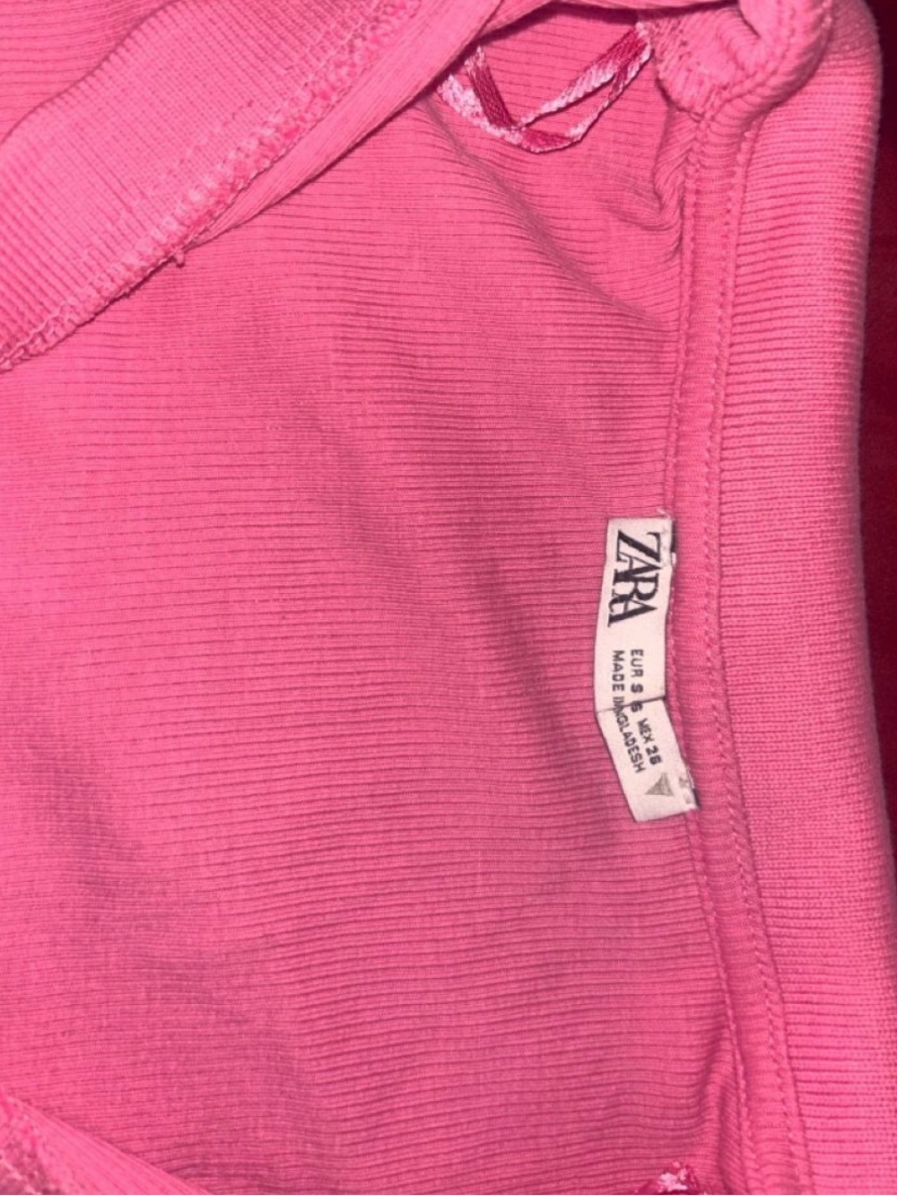 Pink ZARA Crop Top - Picture 2 of 4